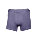 Front view of Mercerise Boxer For Men – purple cotton boxer brief on a plain background.
