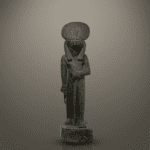 Black Horus Statue – Handcrafted Egyptian God of Protection