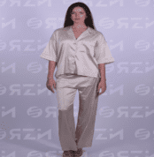 Buttoned Satin Set - Elegant and versatile satin outfit for chic and comfortable style.