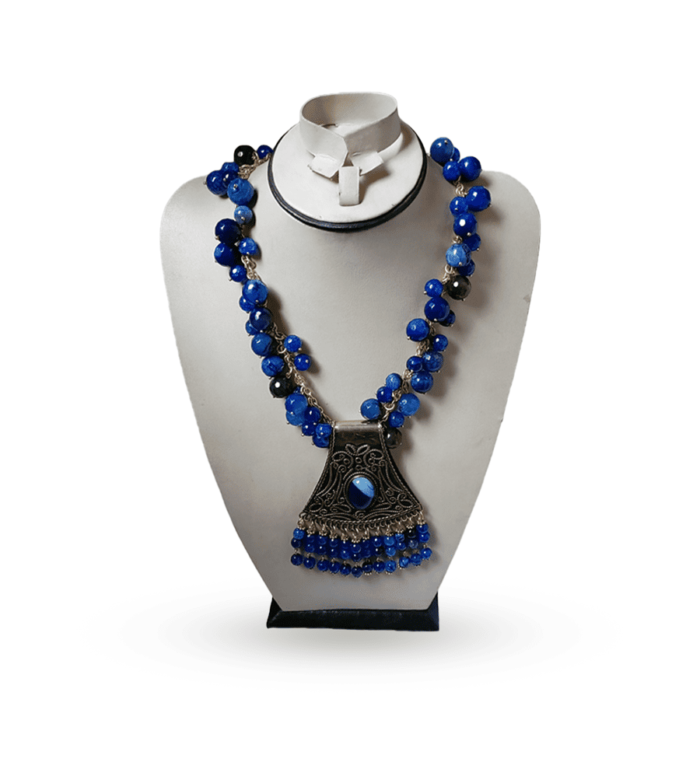 Blue Agate Necklace