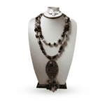 Amber and Agate Necklace