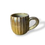 Aroma Civilization Ceramic Mug – Rustic Design, Brown Glaze.
