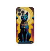 Pharaonic Cat phone case with ancient Egyptian symbols