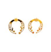 Celestial Orbit 18K gold-plated copper jewelry