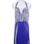 Royal blue Dance Dress for performance