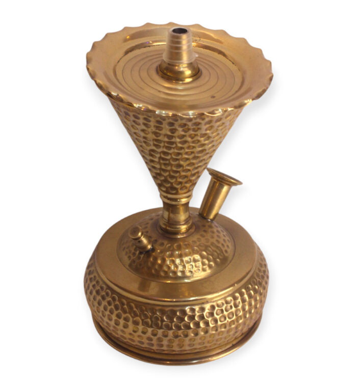 Hammered Glow Hookah 25 cm shisha with conical design