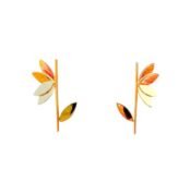 Rose Earrings 18K gold-plated copper jewelry