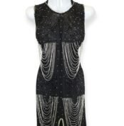 Elegant dance dress with front slit