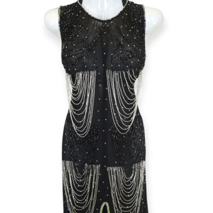 Elegant dance dress with front slit