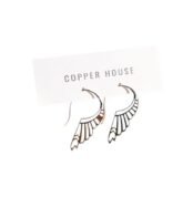 Wing of Horus gold-plated Egyptian earrings