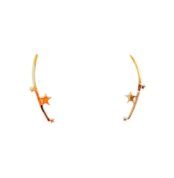 Cosmic Arc 18K gold-plated copper jewelry