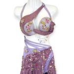 Purple and lilac Lilac Charm belly dance costume