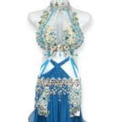 Shimmering Crystal Breeze bellydance costume
