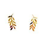 Leaf Whisper branch-shaped earring by Tut Egypt