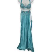 Turquoise Turquoise Whisper belly dance costume