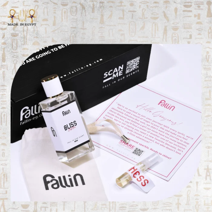 Bliss perfume – stylish fragrance bottle radiating elegance