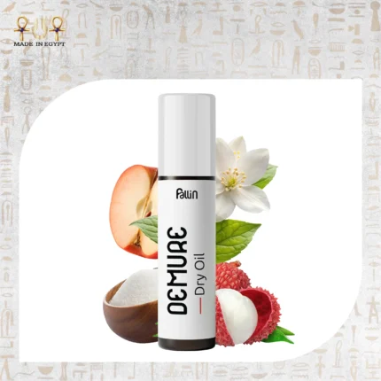 Demure Dry Oil – elegant fragrance oil with fruity and floral warmth