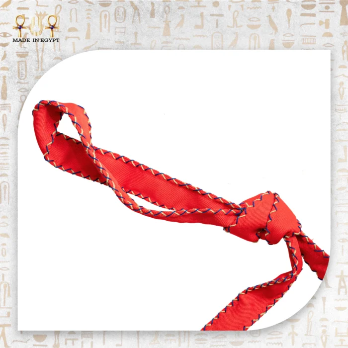 Close-up of the Joyful Jasmine bag's strap with detailed stitching and vibrant design.