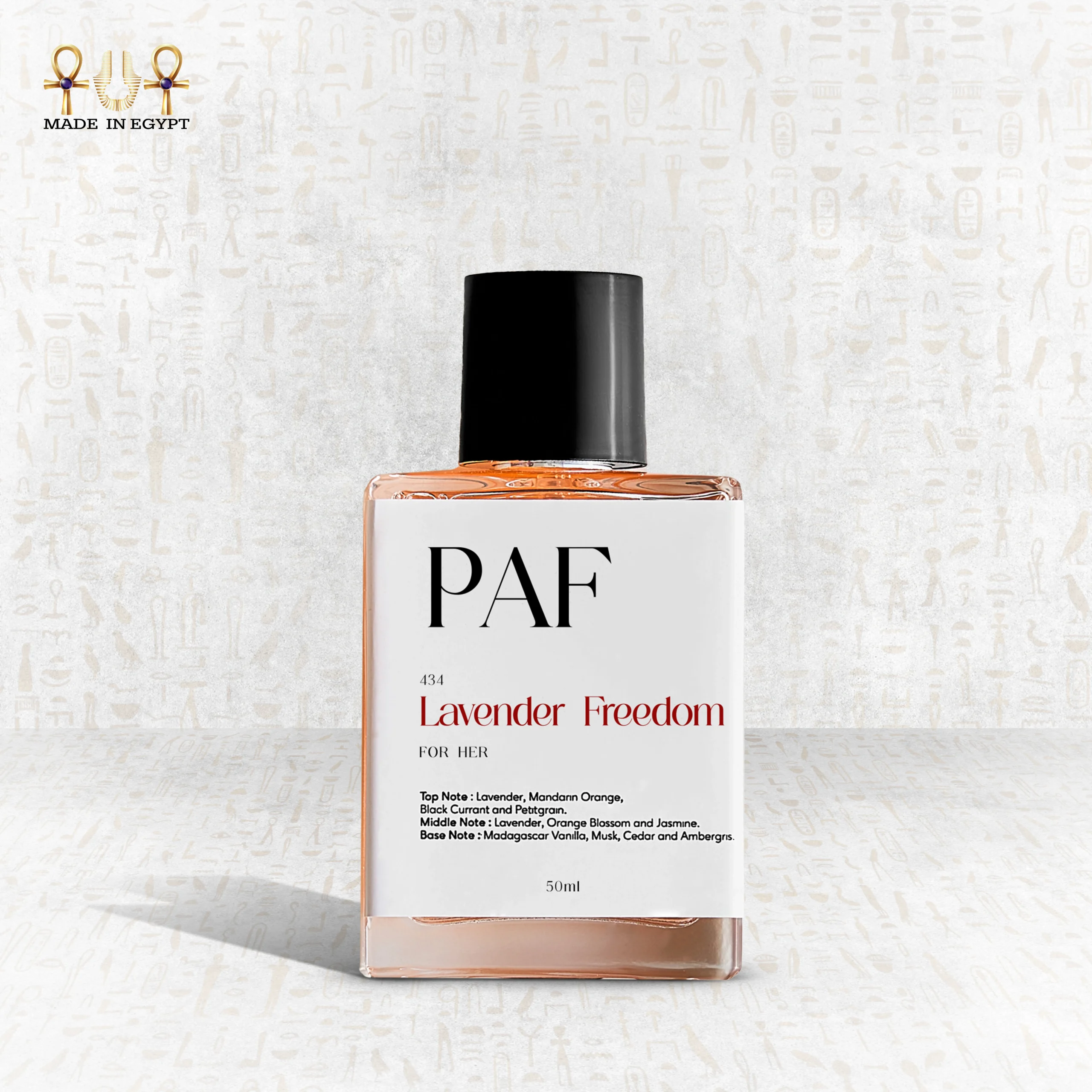 Lavender Freedom Perfume by PAF – Lavender, Vanilla & Amber Lavender Freedom women’s perfume – lavender, vanilla, amber with citrus freshness