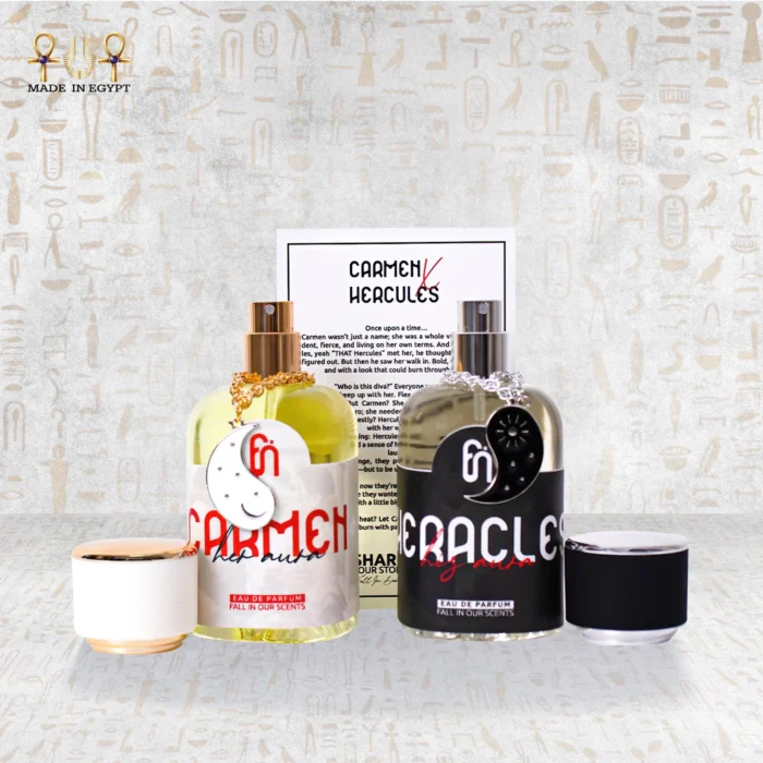 Carmen & Hercules Lover Box perfume gift set with floral and woody notes