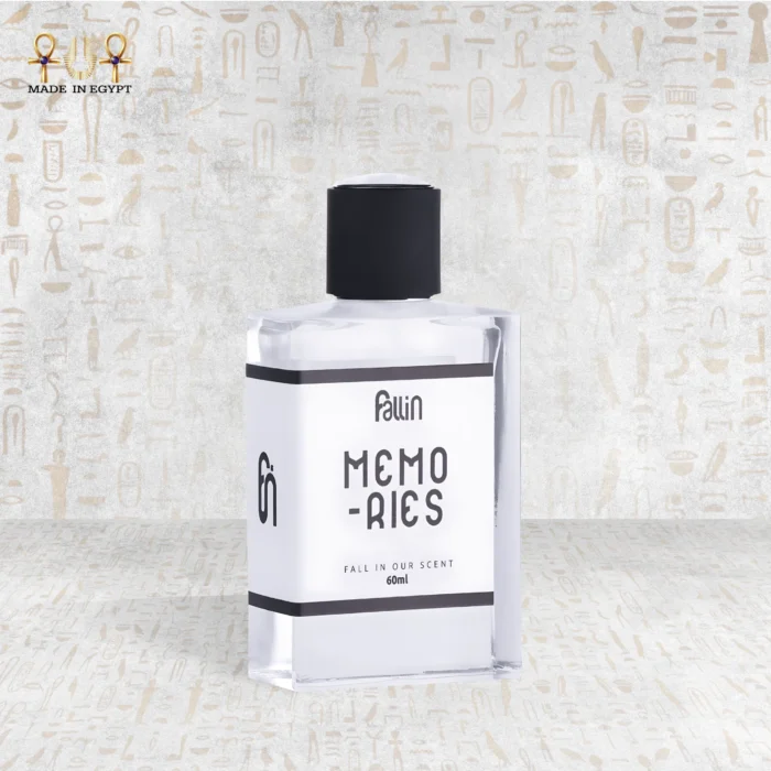 Memorise men’s fragrance bottle reflecting warmth and masculinity