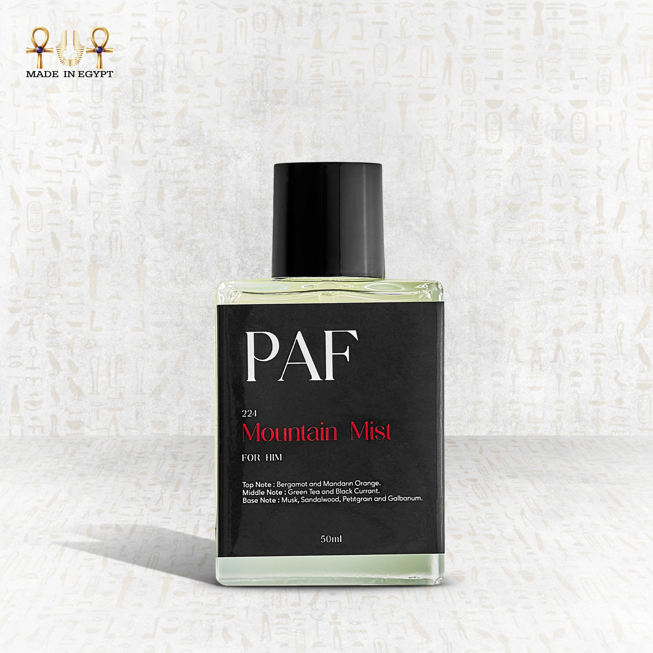 Mountain Mist Perfume by PAF – Bergamot, Green Tea & Musk Mountain Mist unisex perfume – bergamot, mandarin, green tea with musk and sandalwood base