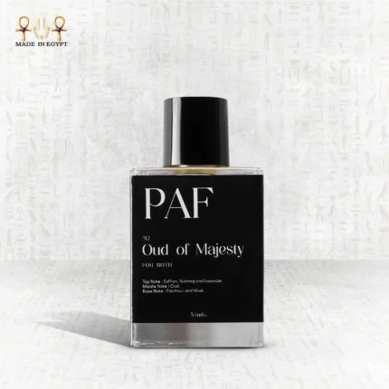 Oud of Majesty unisex perfume by PAF – saffron, nutmeg, lavender, oud, patchouli, and musk blend
