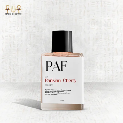 Parisian Cherry women’s perfume by PAF – strawberry, rose, jasmine, and warm amber-woody base