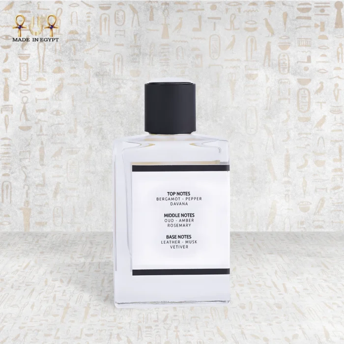 Fall in Peace perfume bottle with oud and leather blend