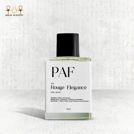 Rouge Elegance unisex perfume by PAF – saffron, jasmine, and amber-wood depth for lasting elegance