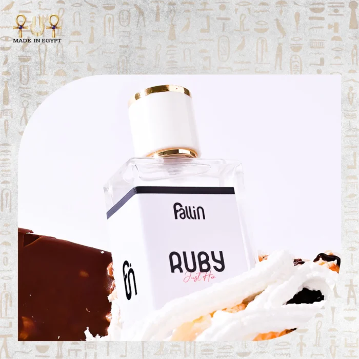 Ruby Story fragrance bottle showcasing feminine elegance