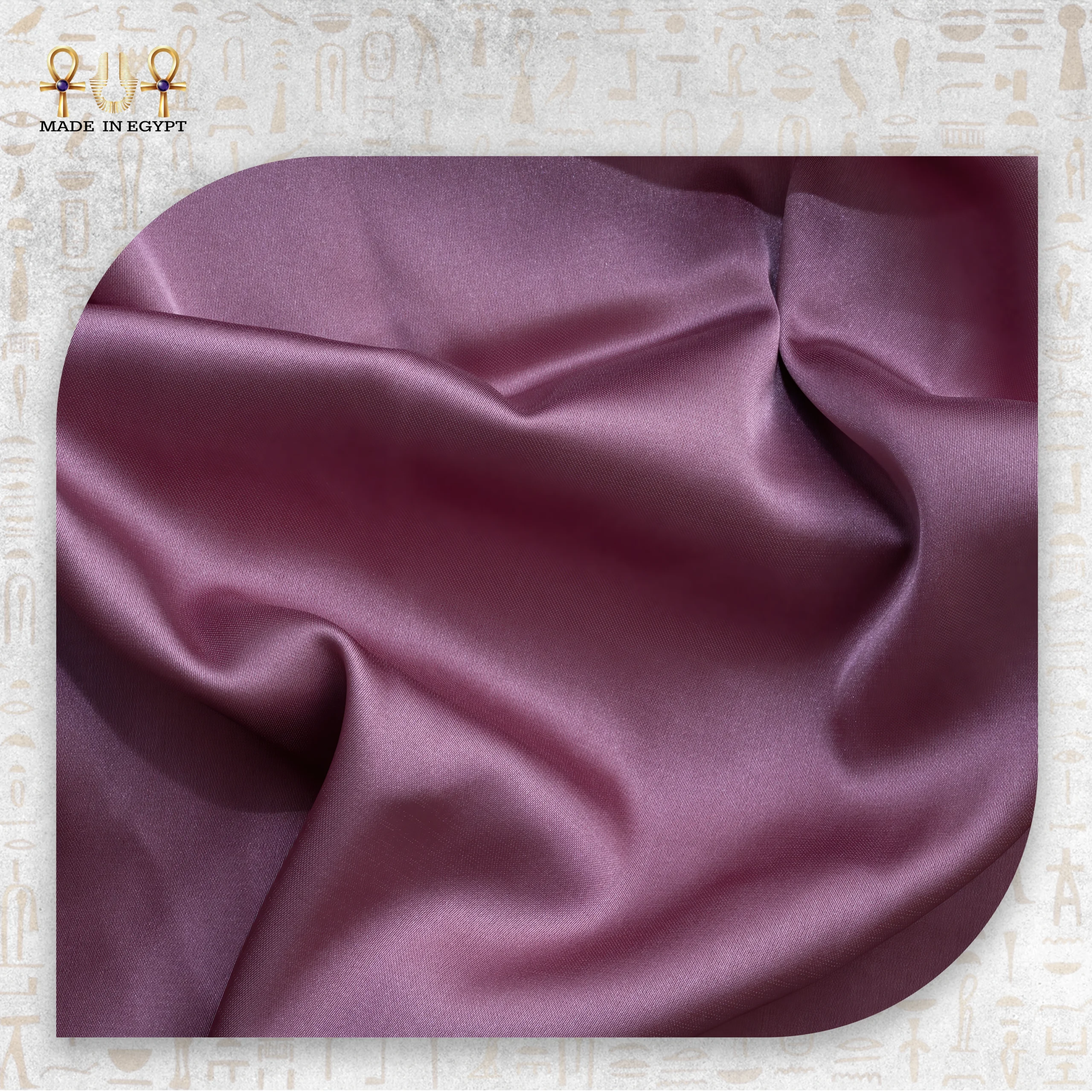 Silk Serenity Satin Pillowcase – Pink Satin Fabric Detail Pink satin pillowcase fabric close-up showing soft sheen and smooth surface.