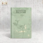 Spring Daily Agenda notebook with soft green floral cover design for daily planning