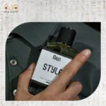 Style perfume bottle designed to embody strength and softness