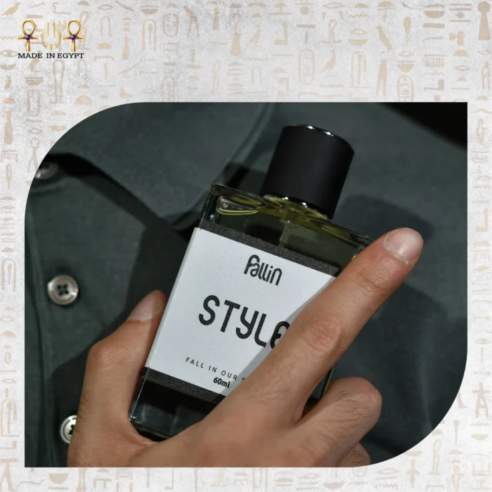 Style perfume bottle designed to embody strength and softness