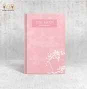 Pink Summer Daily Agenda notebook with floral design on the cover.