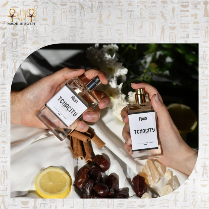 Tenacity perfume bottle with minimalistic design for women