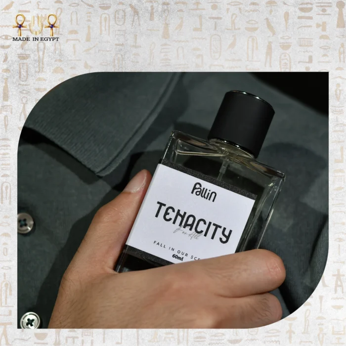 Tenacity perfume symbolizing a balance of softness and strength