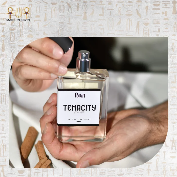 Tenacity luxury feminine perfume with floral-woody blend