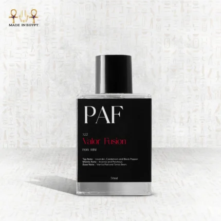 Valor Fusion men’s perfume 50ml by PAF with saffron, pepper, lavender, cardamom, musk and vanilla notes