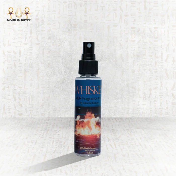 WHISKE fragrance mist 60ml bottle for men by Rosetta Beauty woody spicy scent