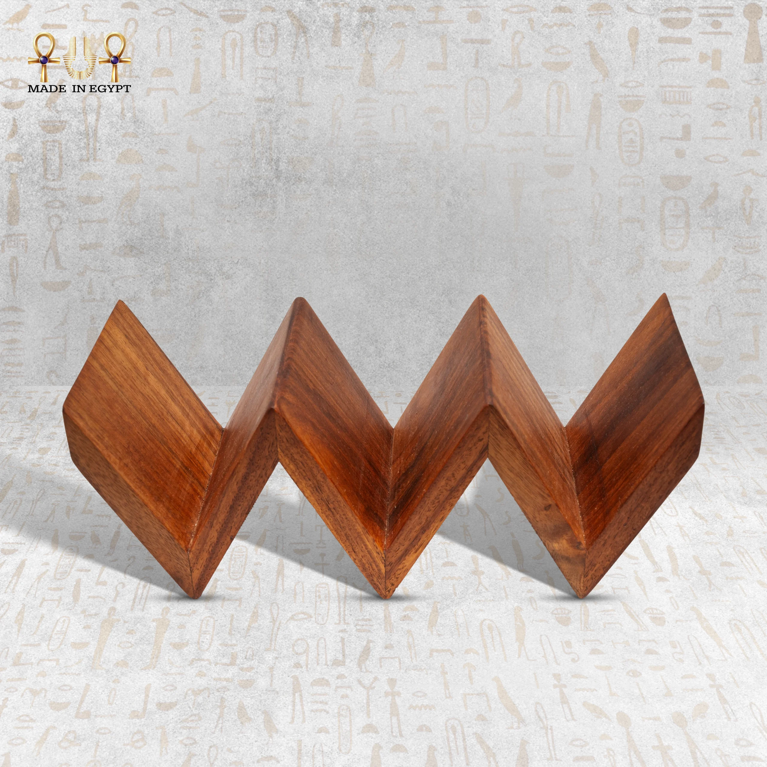 @11AWooden Zigzag Bread Holder