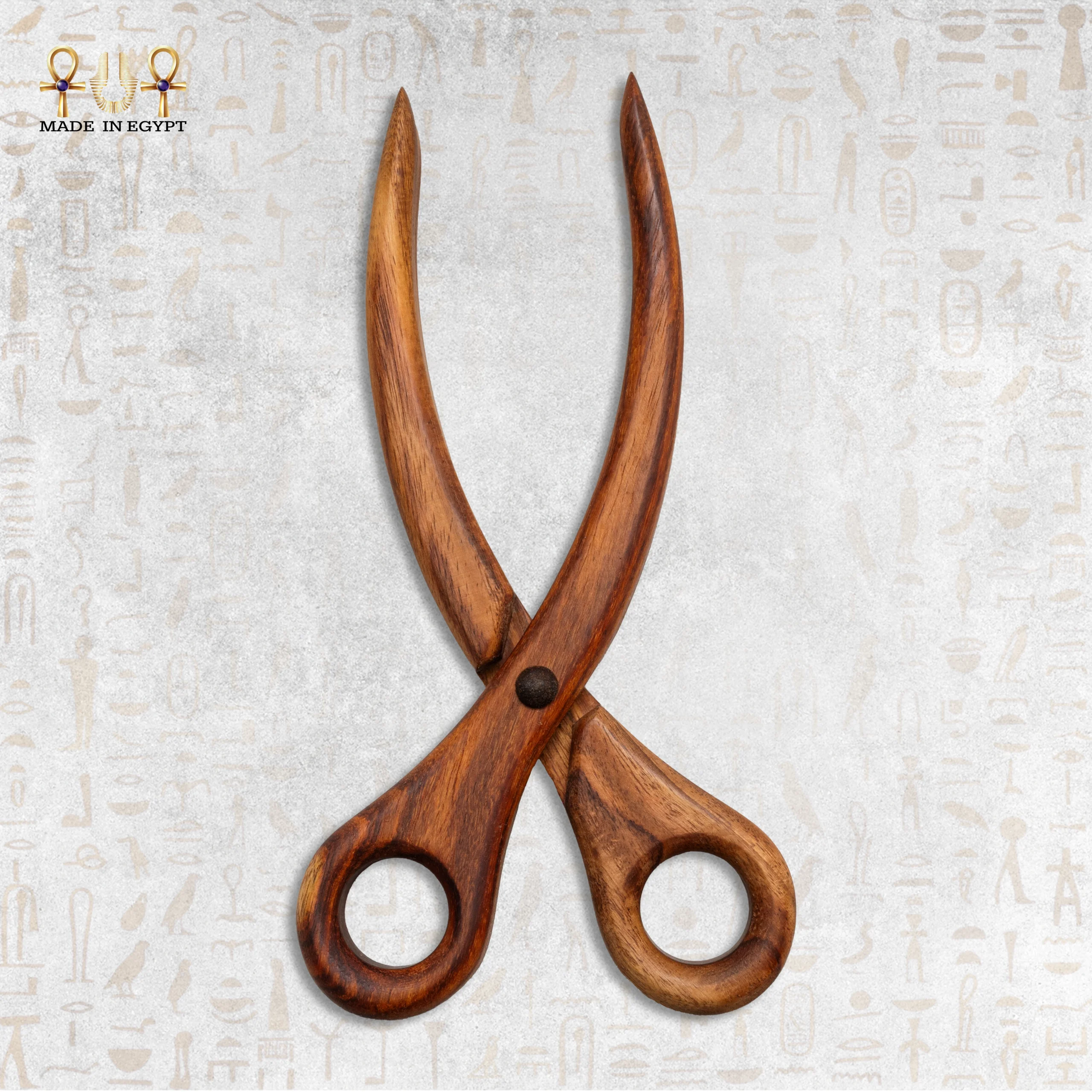 @12C Wooden Serving Scissor