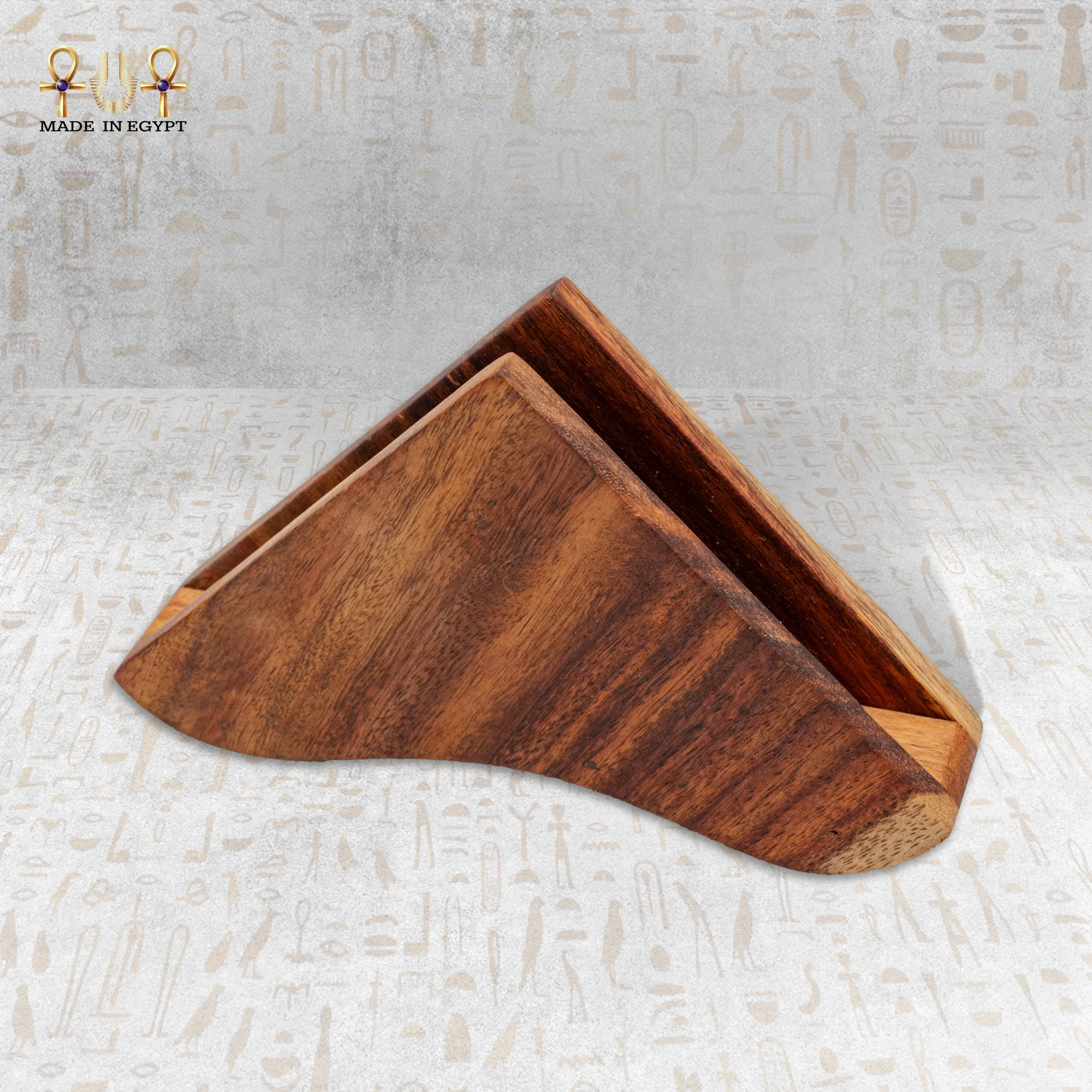 @14BWooden Napkin Holder