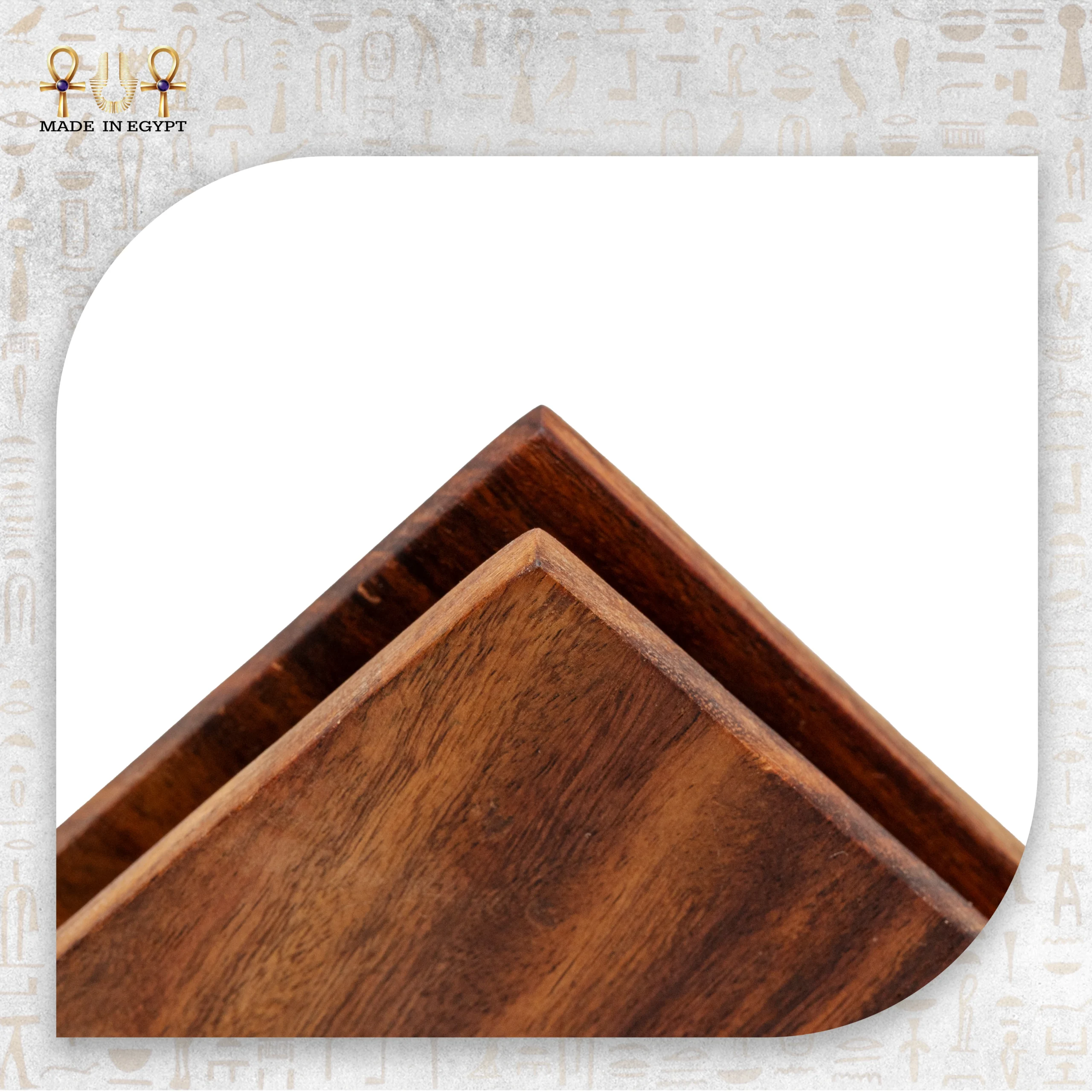 @14CWooden Napkin Holder