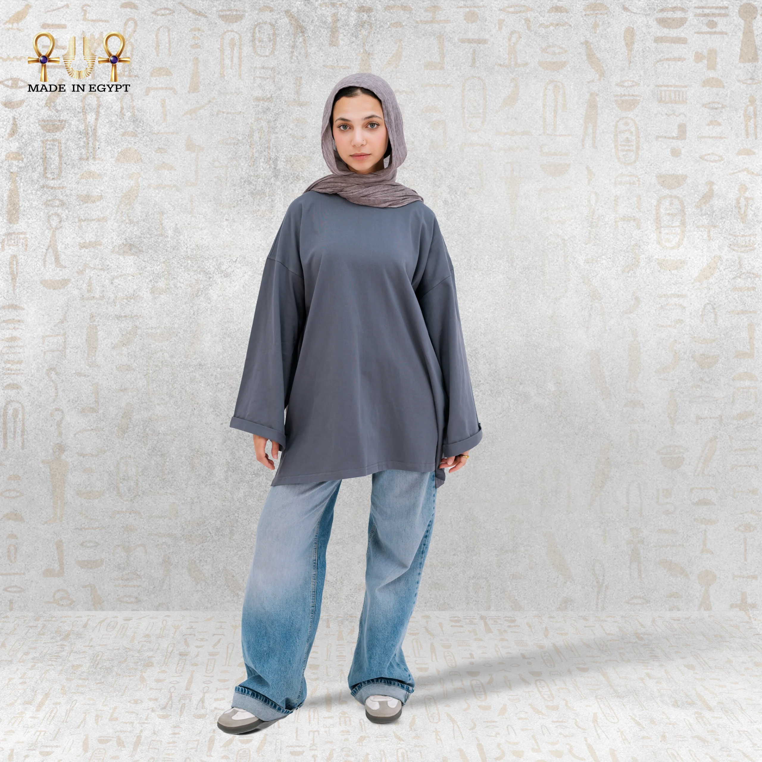 @1E Essential Oversized Tee