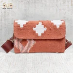 Woven Terracotta Crossbody Bag