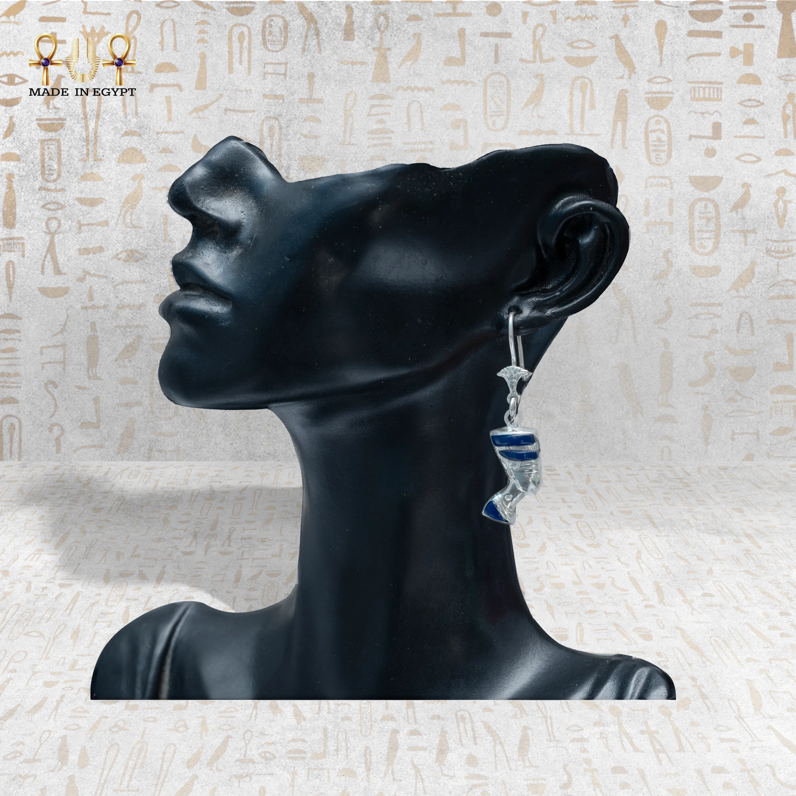 @20 Royal Nefertiti Earrings Royal Nefertiti Earrings - Image 1