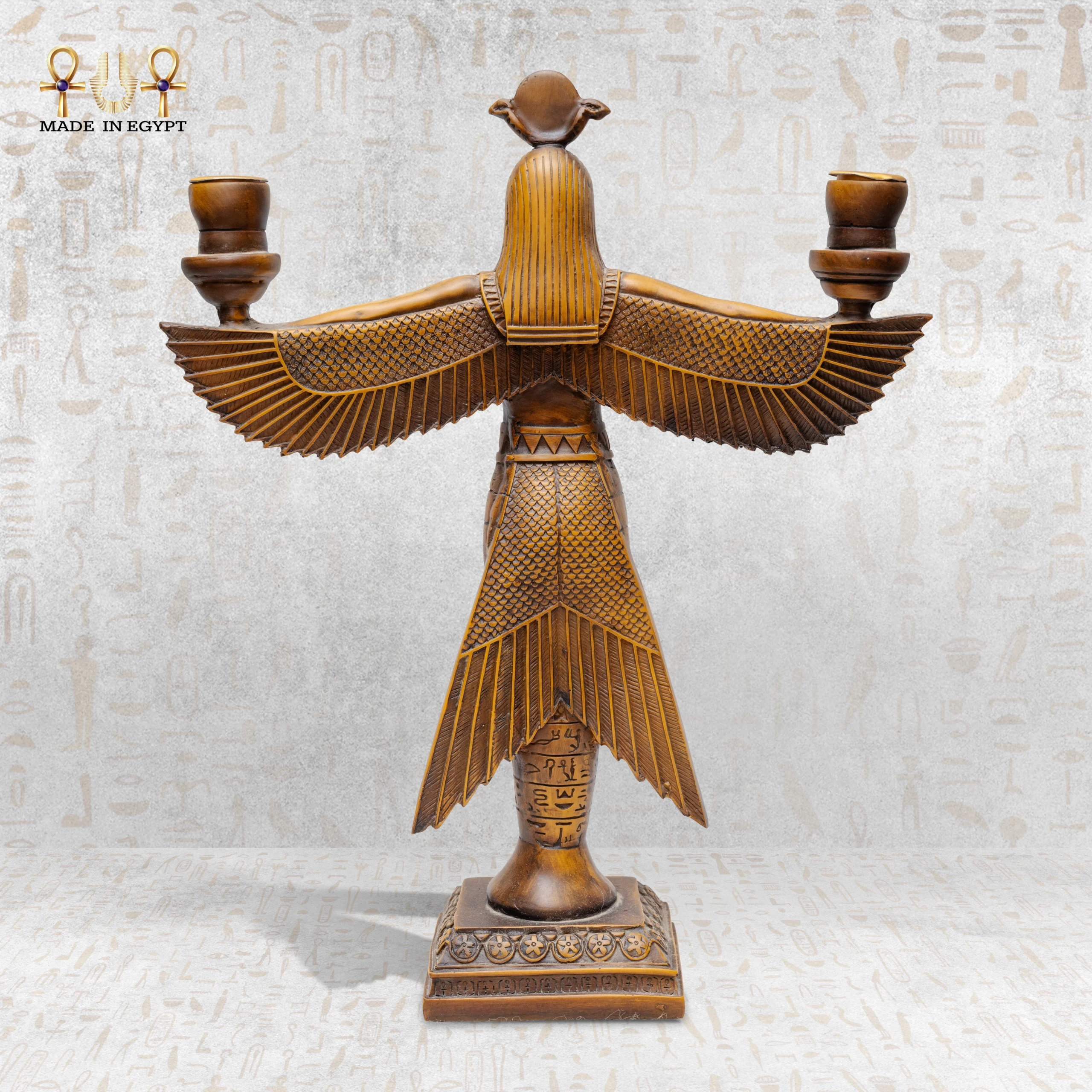 @22FPharaonic Isis Candle Holder