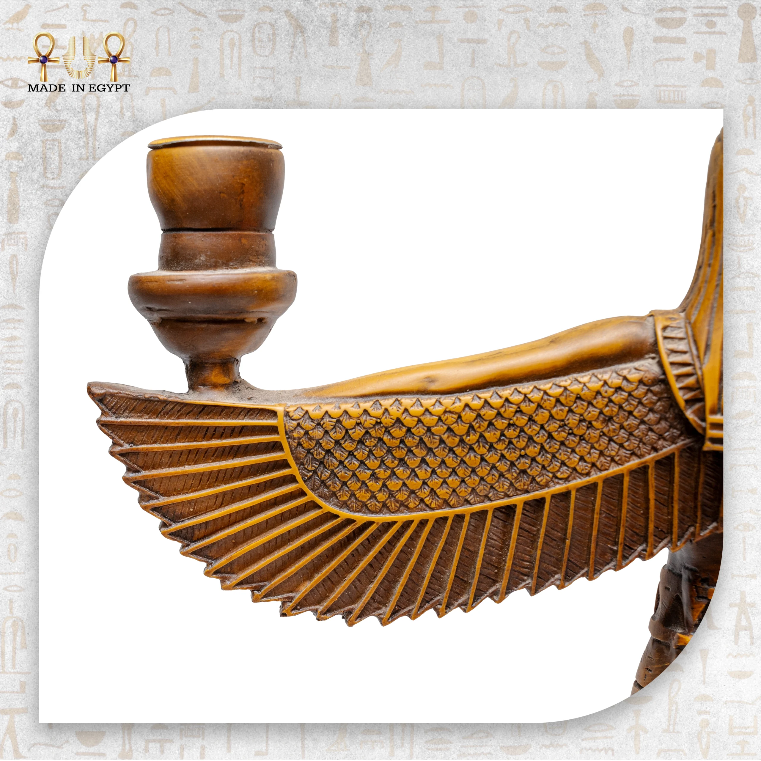@22HPharaonic Isis Candle Holder